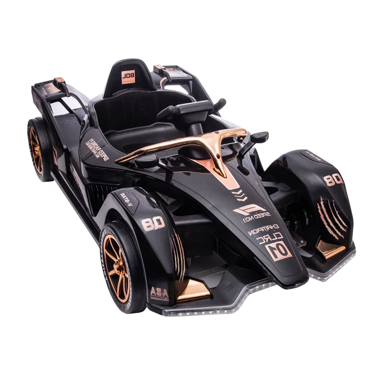 Carro Montable Electrico 12V Formula 1 Go Kart BDL-1688 Negro