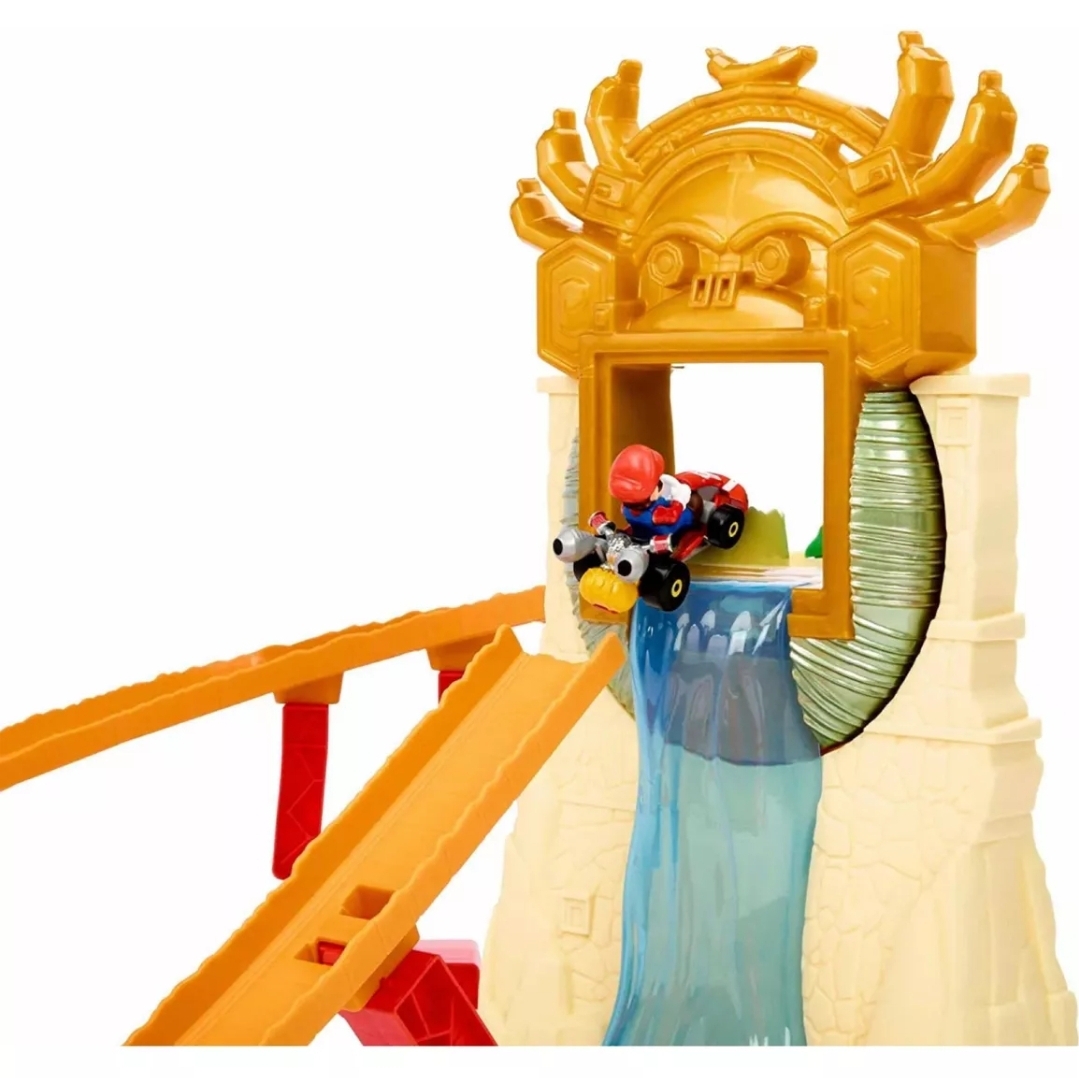 Hot Wheels Mario Kart Pista De Juguete Carrera En La Selva