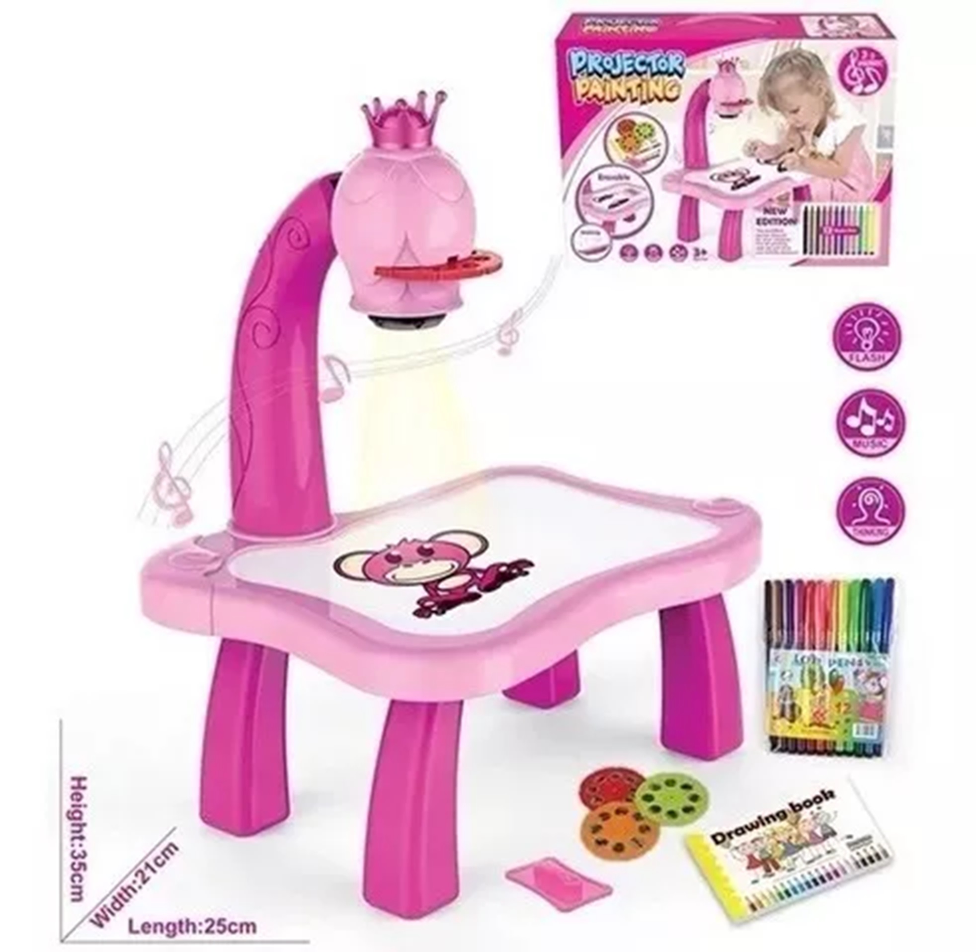 Proyector infantil mesa infantil de dibujo