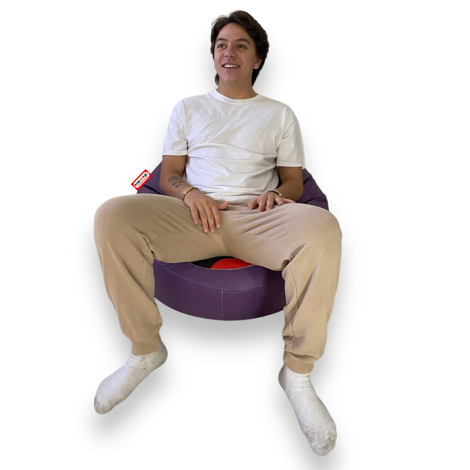 Sillón Puff Monster Purplecanine marca Mundo Puff.