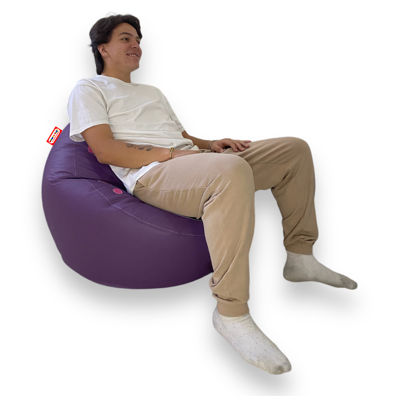 Sillón Puff Monster Purplecanine marca Mundo Puff.