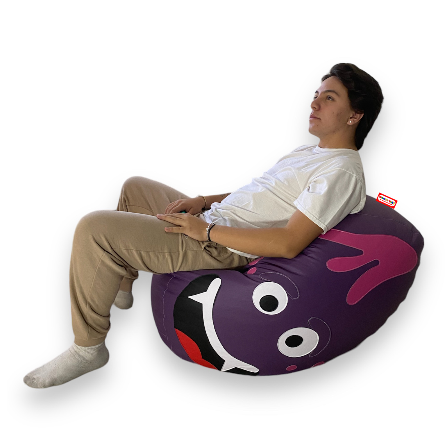 Sillón Puff Monster Purplecanine marca Mundo Puff.