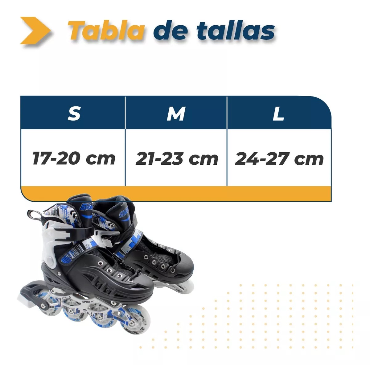 Patines Profesionales Linea Roller Ajustables Adulto Niños Chicos Negro