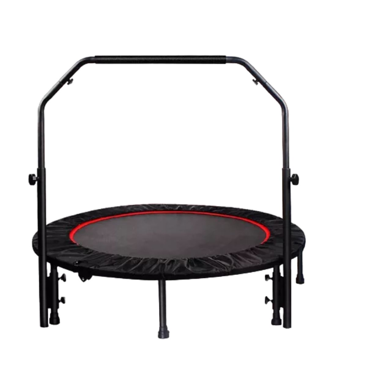 Trampolín Brincolín Aeróbicos Fitness Plegable Ajustable U negro