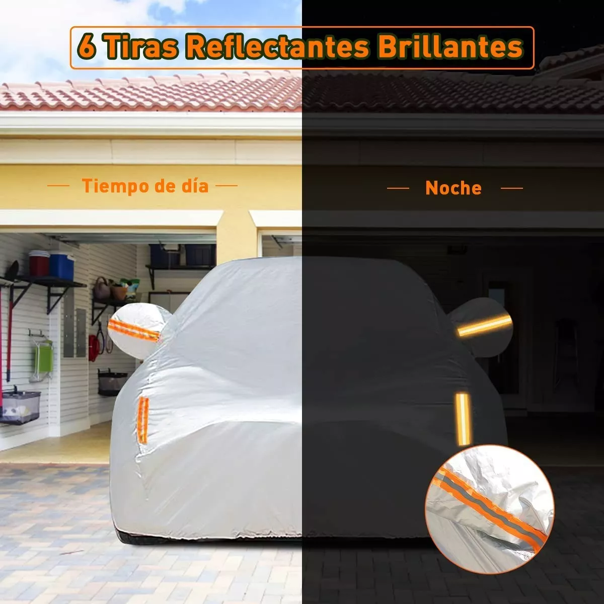 Cubierta Funda Para Auto Impermeable Accesorios Carro 4.7m