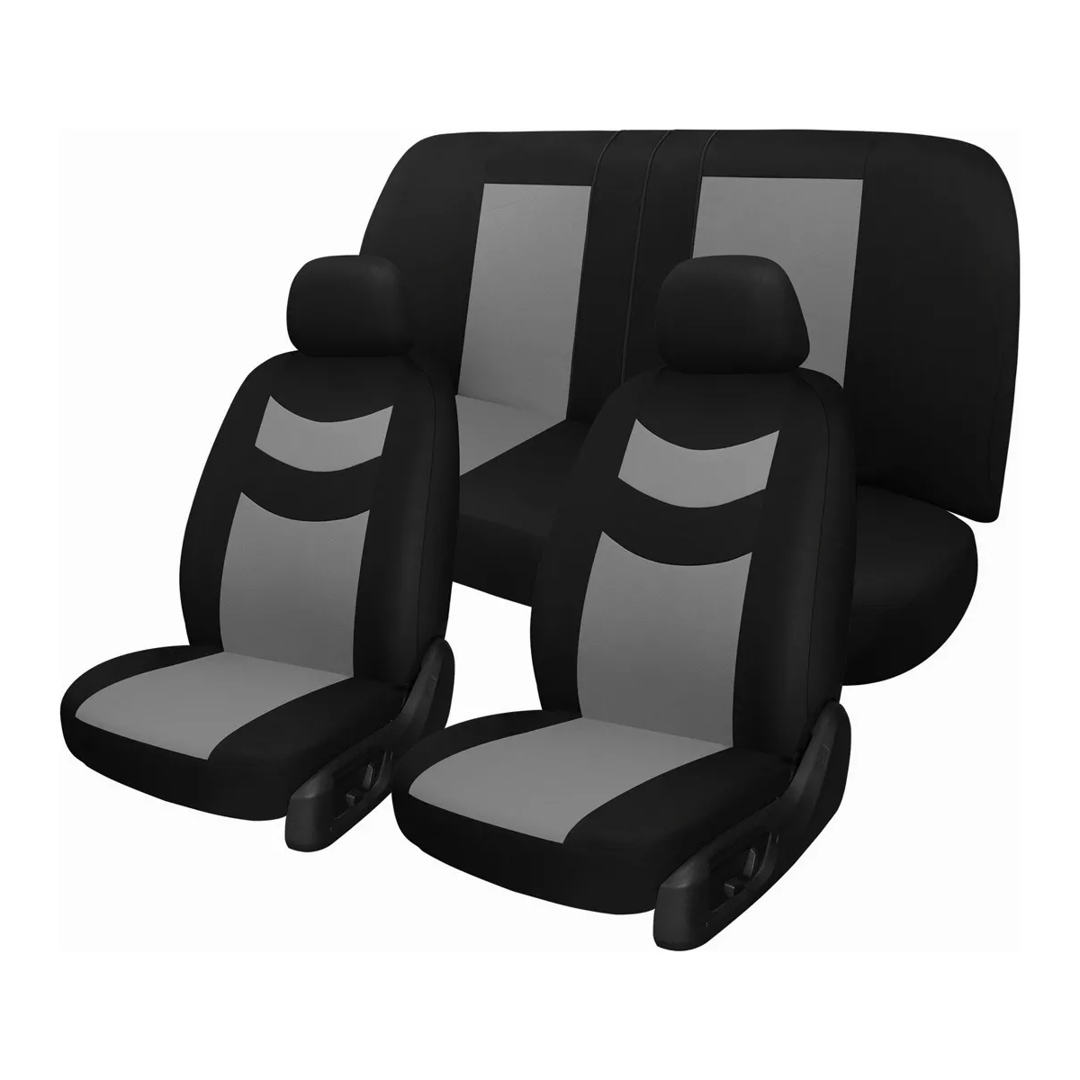 Fundas De Poliéster Para 5 Asientos De Auto Negro