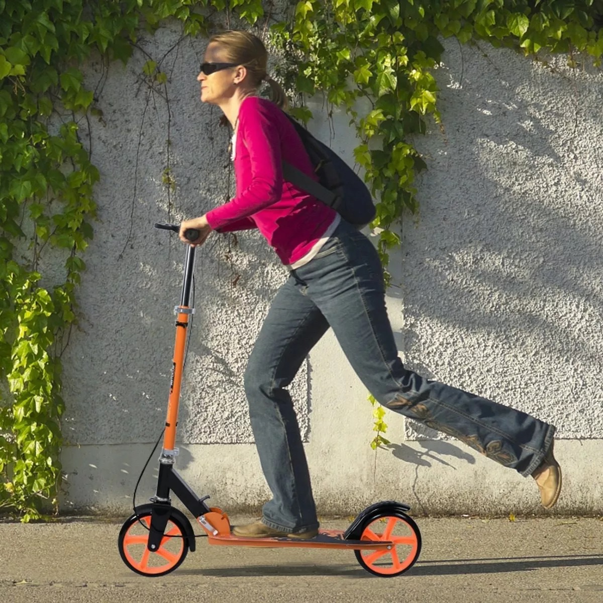 Scooter Para Adultos, Patín Del Diablo Ajustable, Patinete