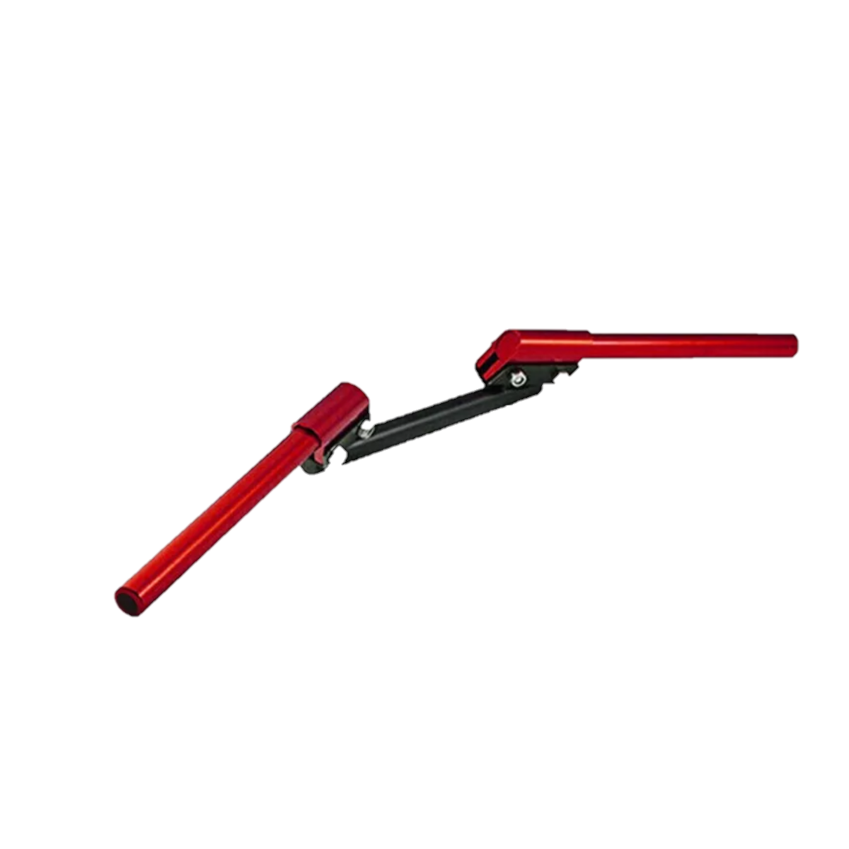 Manubrio Deportivo Moto Metalico Universal Posiciones 3 Pzs Rojo