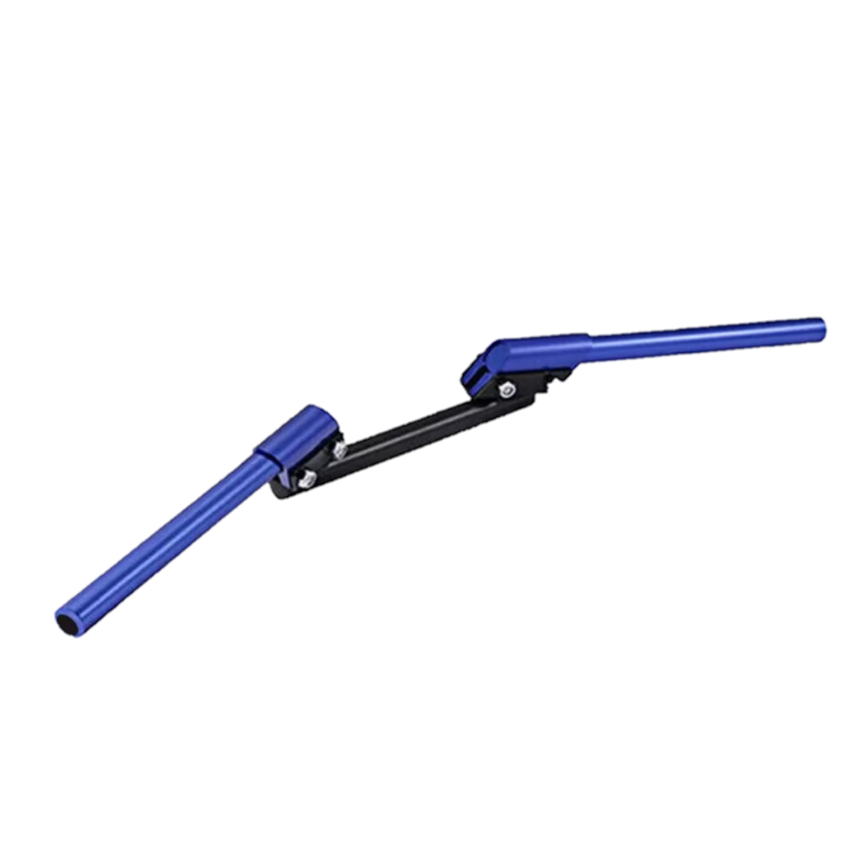 Manubrio Deportivo Moto Metalico Universal Posiciones 3 Pzs Azul