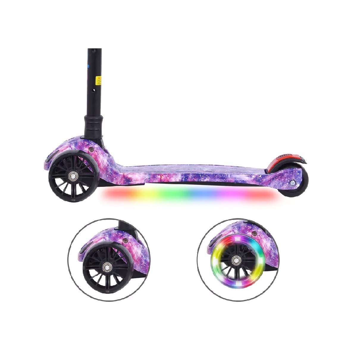 Scooter Para Niños Con Luces Led Y Música