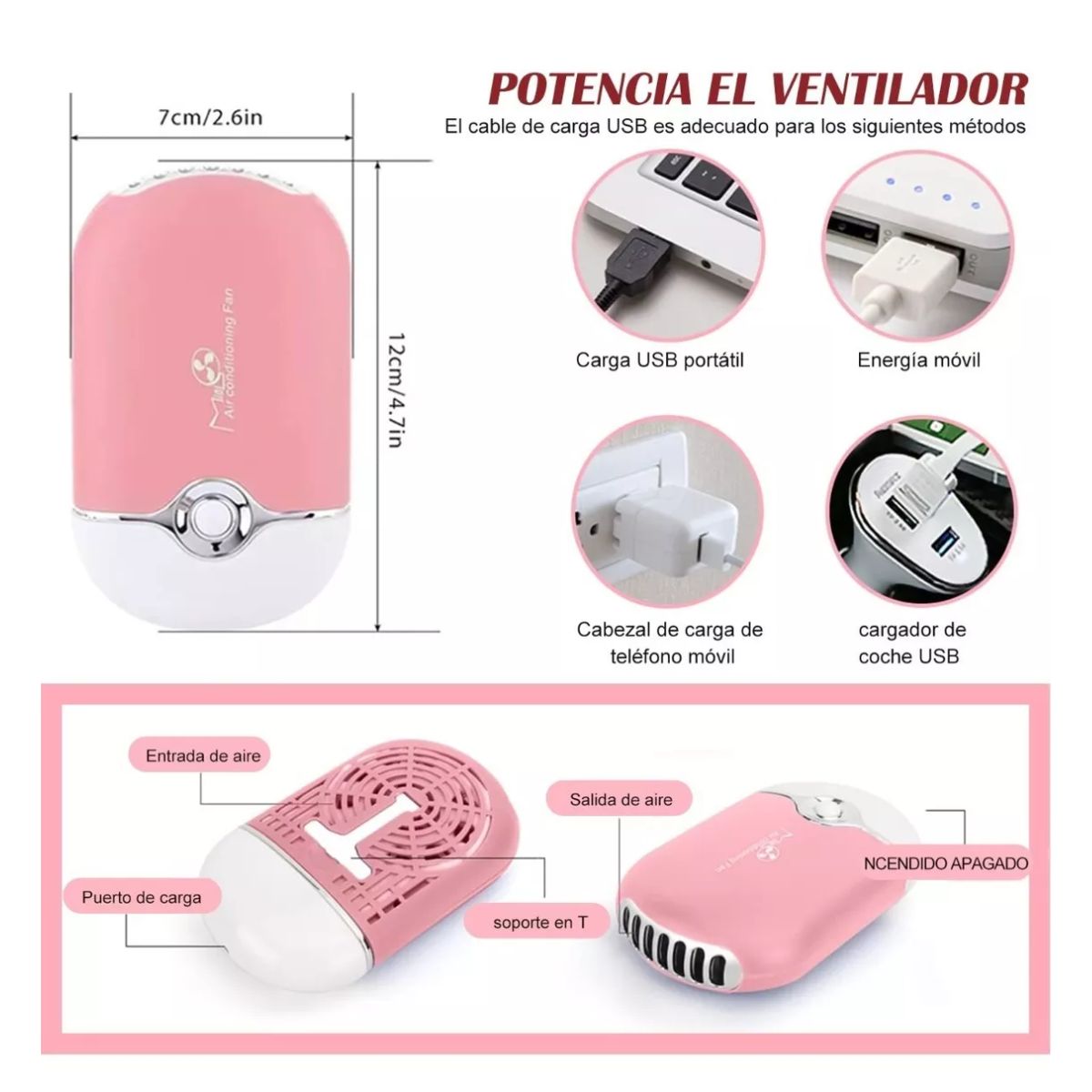 Kit Pestañas 1x1 Parches Microbrush Ventilador Cepillo ROSA