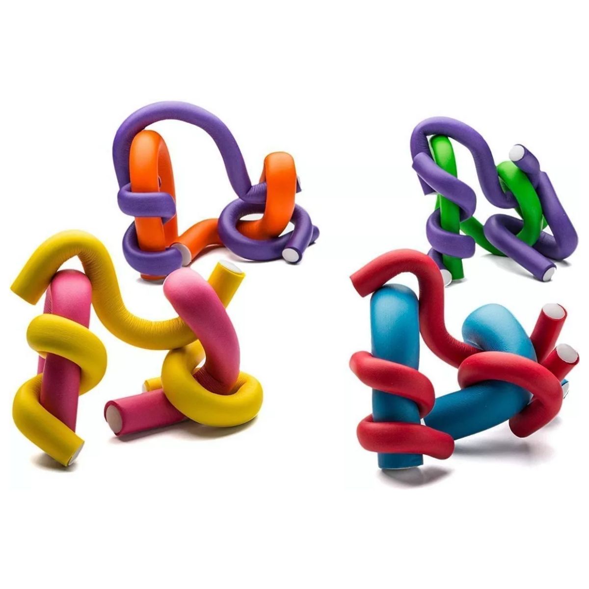 Rizadoras Paquete 42 Rulos Flexibles De 7 Para Cabello coloridos 