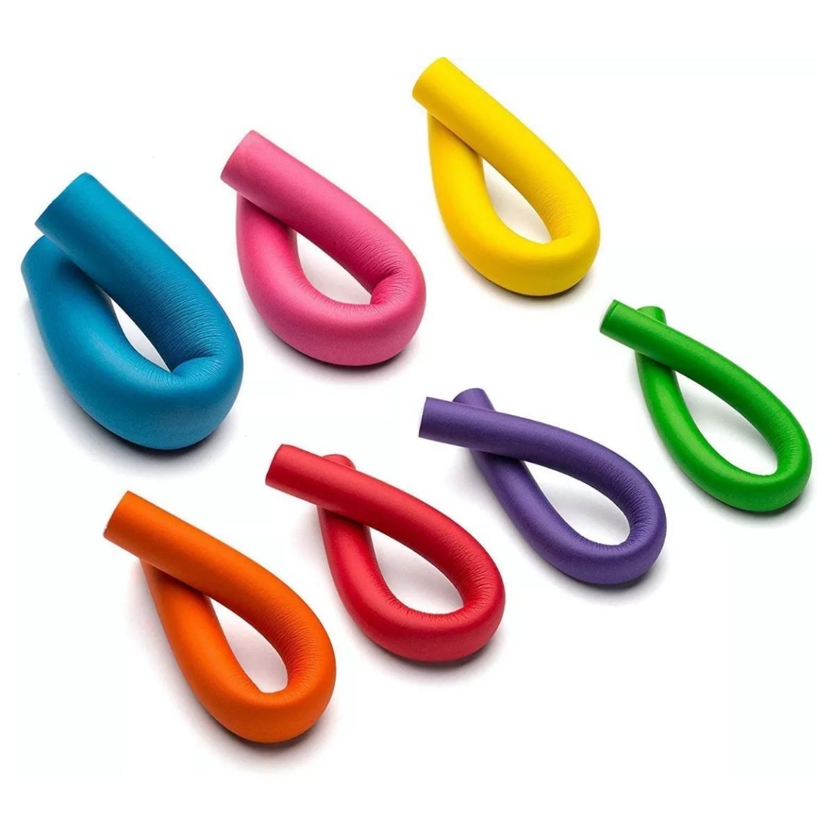 Rizadoras Paquete 42 Rulos Flexibles De 7 Para Cabello coloridos 