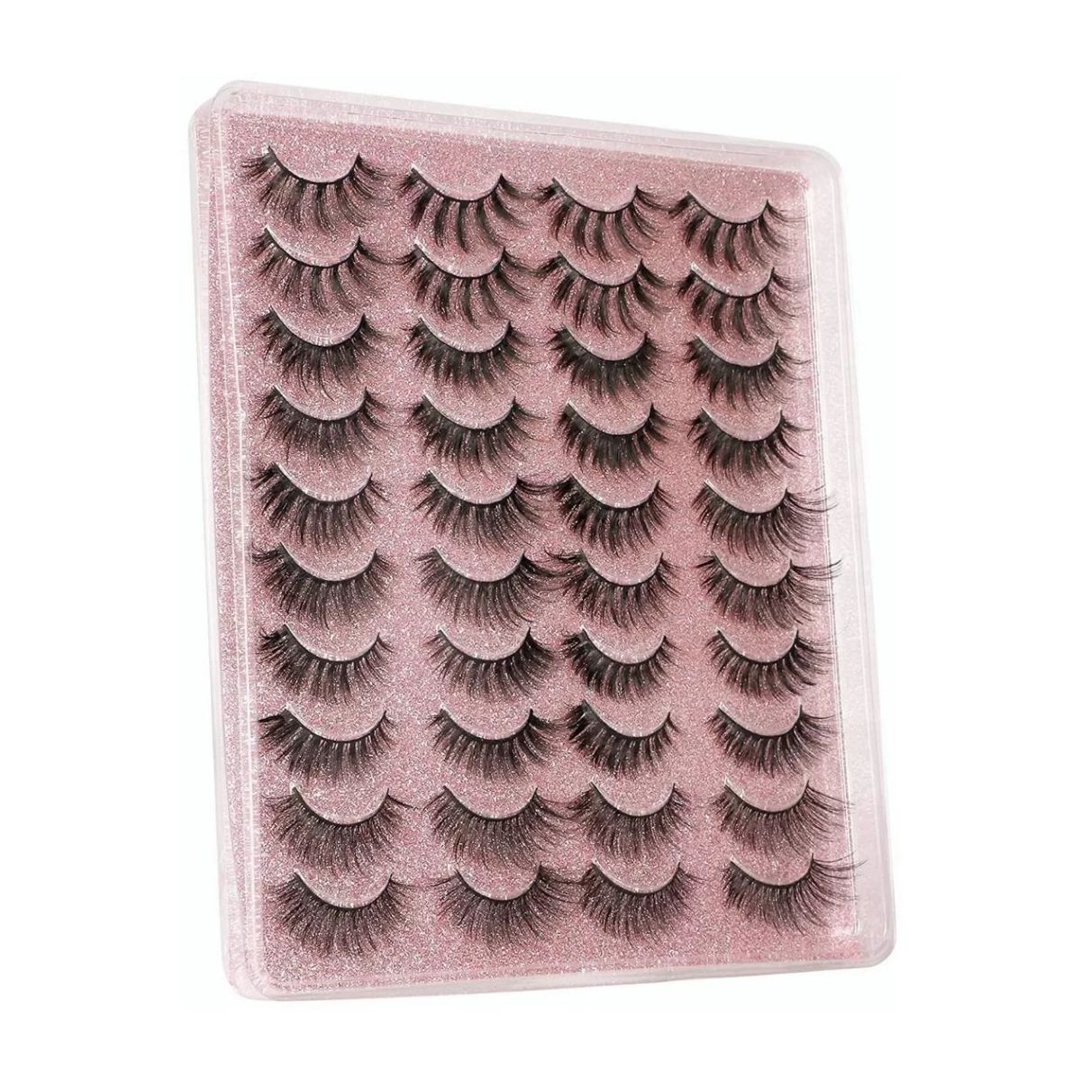 20 Pares De Pestañas Postizas 3d Mixtas Visón Natural Ojos