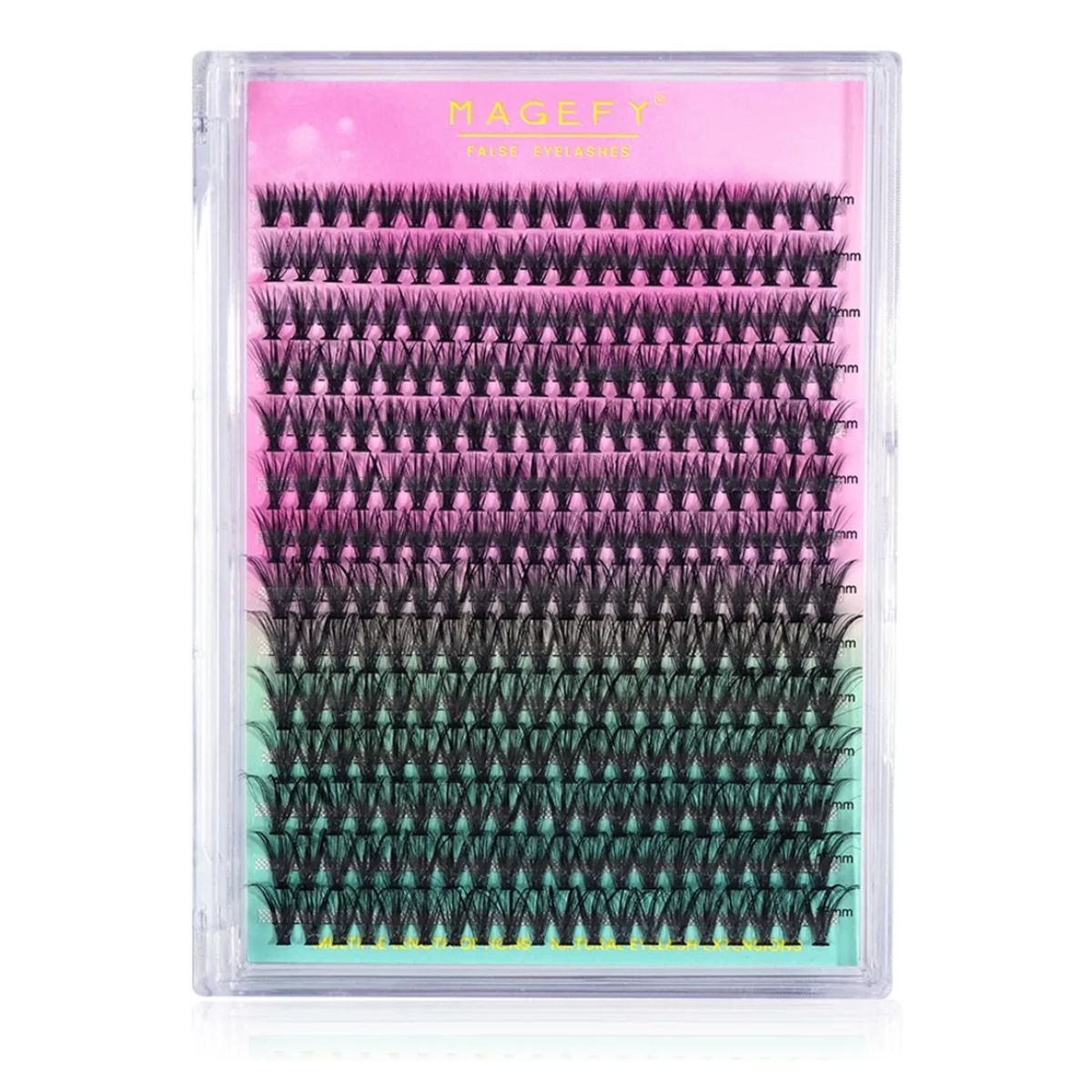 Blister Extensiones Pestañas Mink Mixto 280 Racimos estilo 2