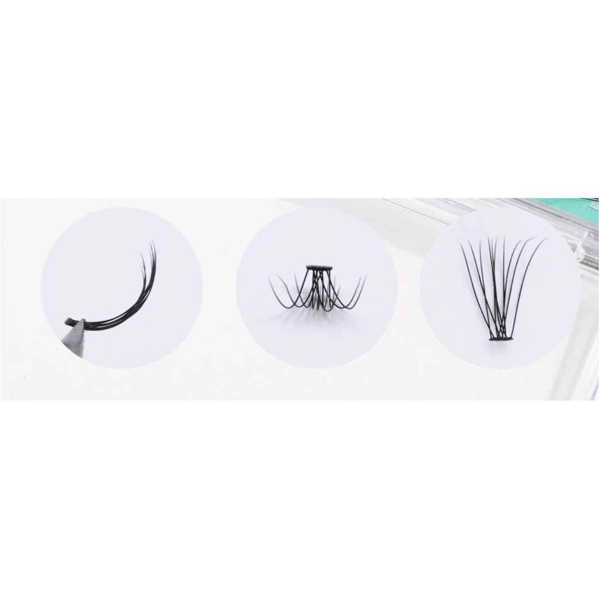 Blister Extensiones Pestañas Mink Mixto 280 Racimos estilo 1