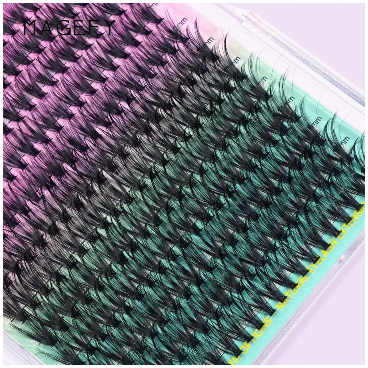 Blister Extensiones Pestañas Mink Mixto 280 Racimos estilo 1