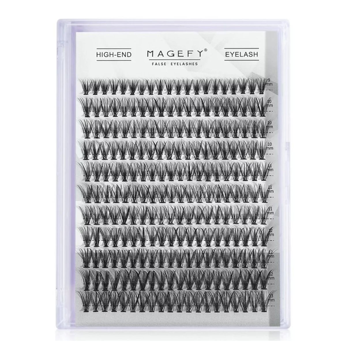 Blister Extensiones Pestañas Mink Mixto 10p 20p 30p BLANCO