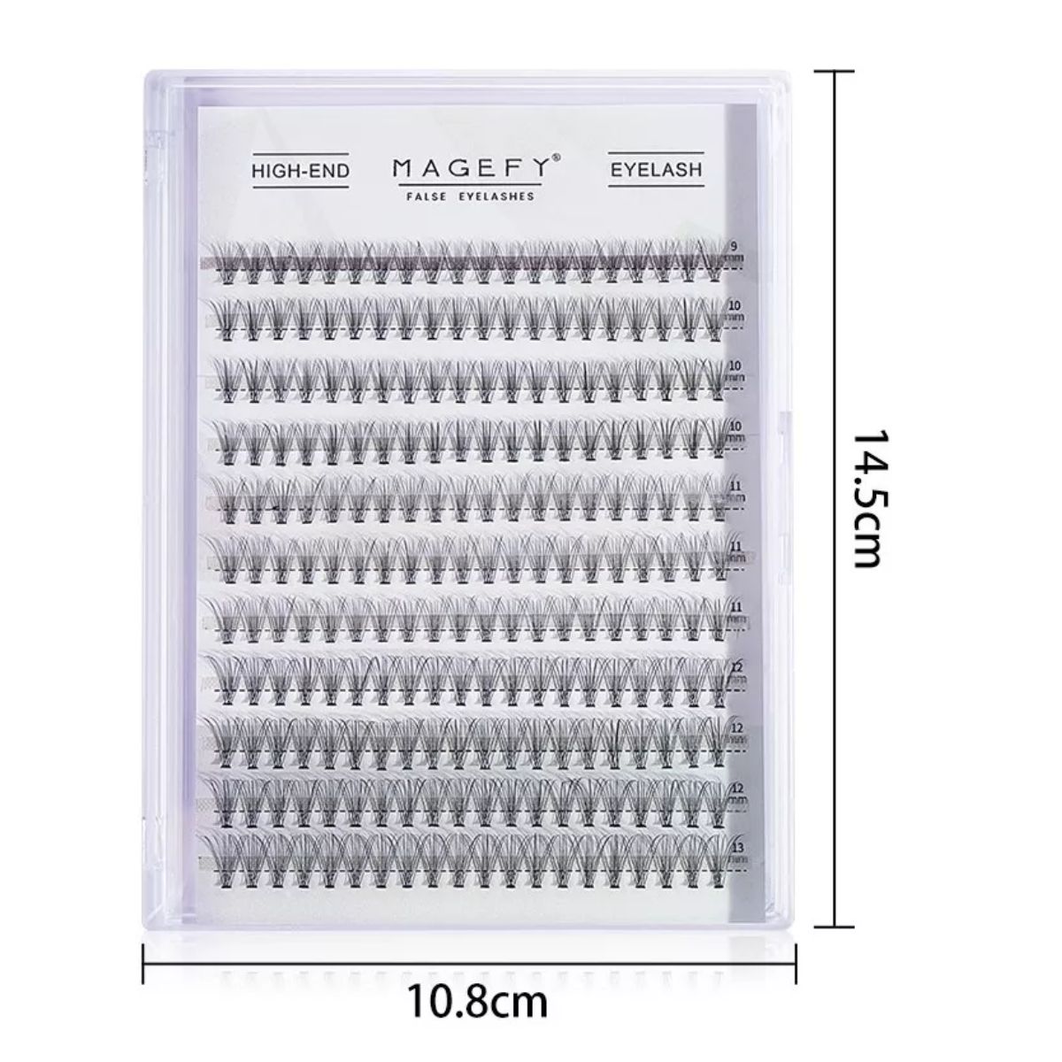 Blister Extensiones Pestañas Mink Mixto 10p 20p 30p BLANCO