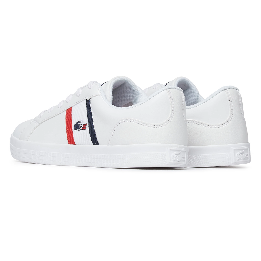 Tenis Casuales Mujer Lacoste Lerond Tri 1 Qsp Blanco.