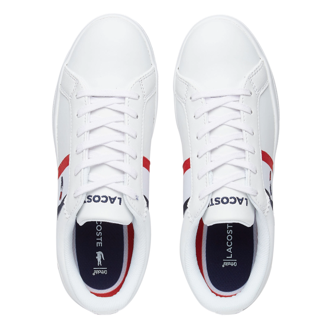 Tenis Casuales Mujer Lacoste Lerond Tri 1 Qsp Blanco.