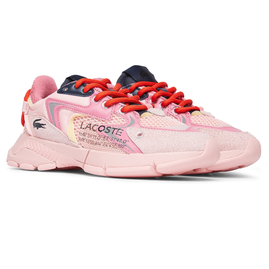 Tenis Casuales Mujer Lacoste L003 Neo 123 1 Sfa Rosa