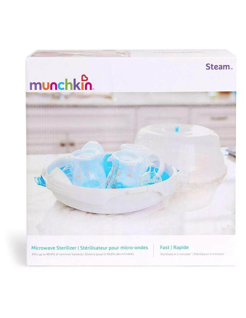 Esterilizador Biberones Blanco Munchkin