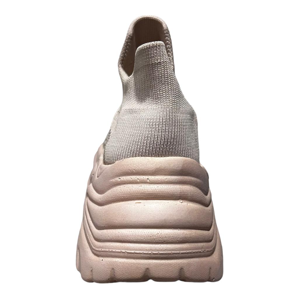 Tenis Sneakers rosa pastel De Plataforma Hurka