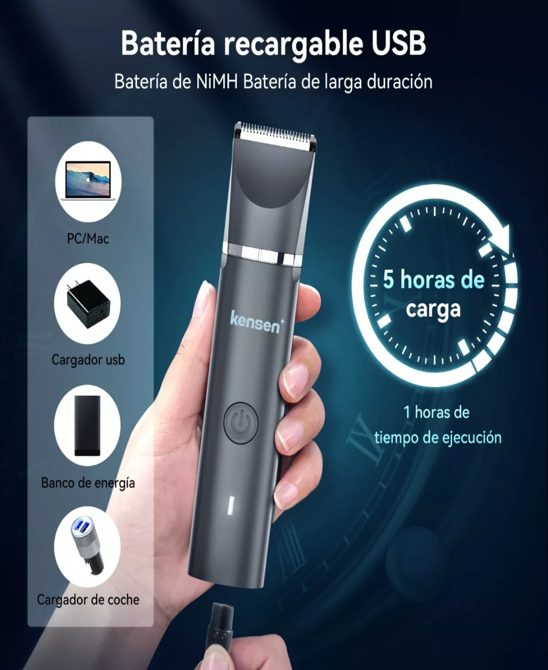 Rasuradora Afeitadora Eléctrica Corporal Y Zonas Íntimas