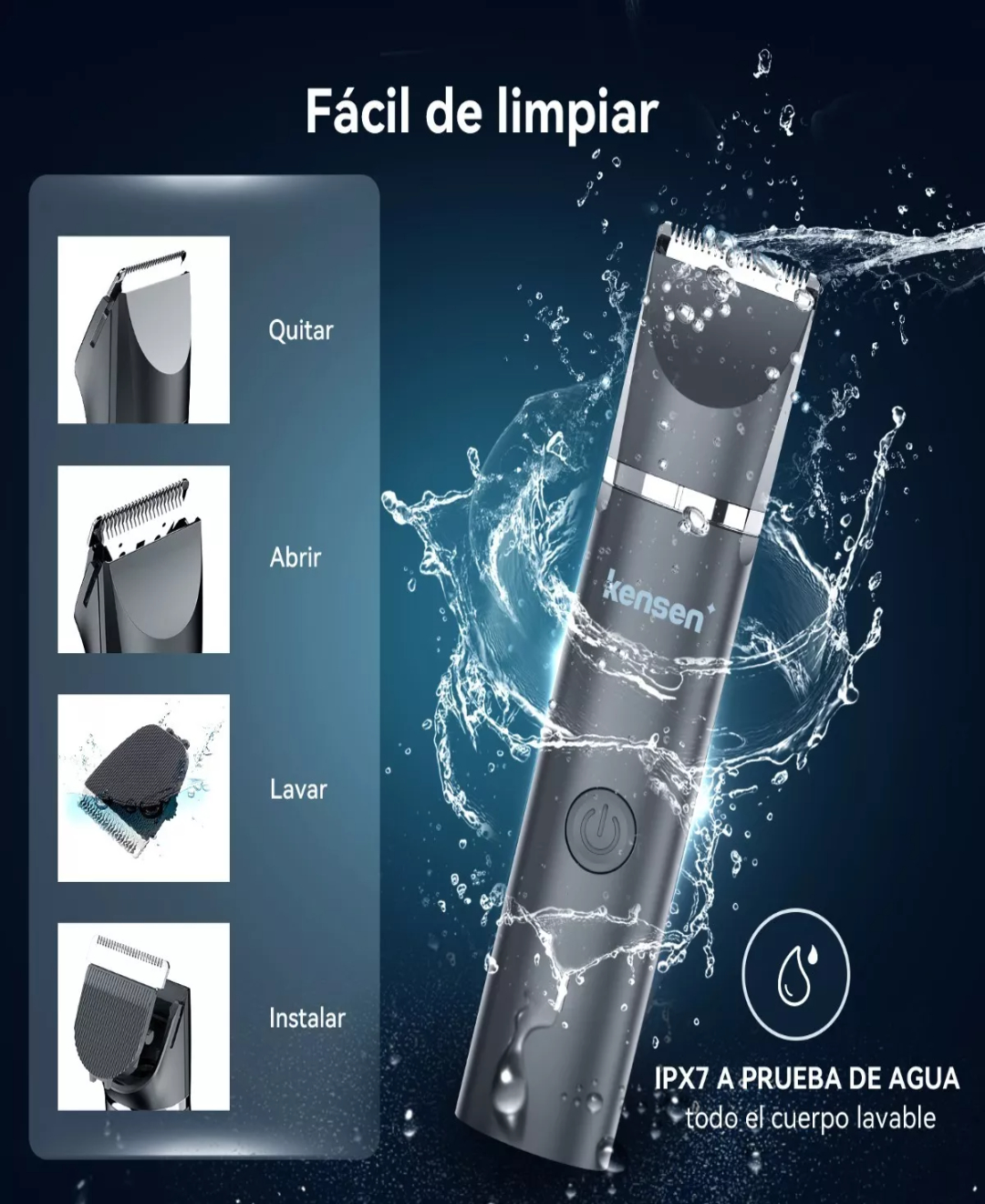Rasuradora Afeitadora Eléctrica Corporal Y Zonas Íntimas