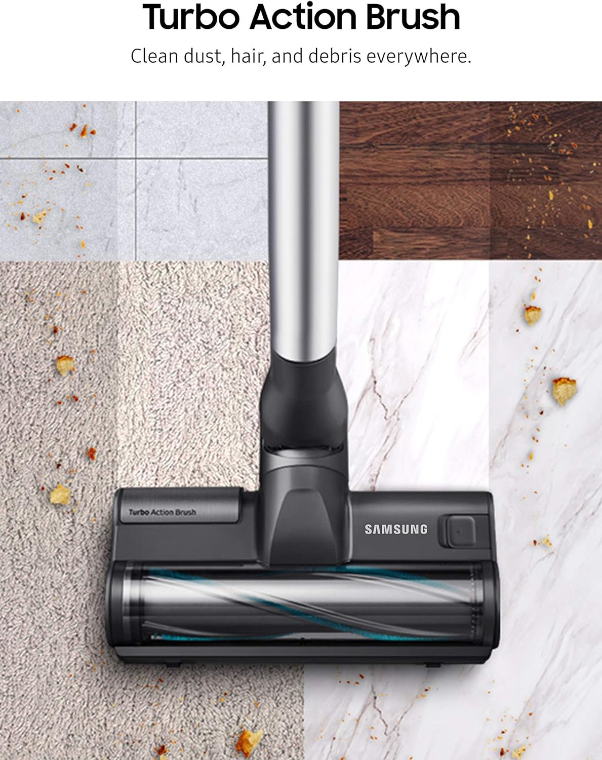 Aspiradora Samsung jet 0.8 litros gris VS20T7536T5