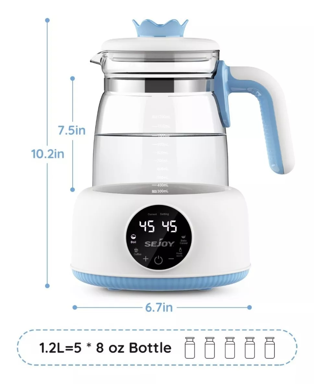 Sejoy Control De Temperatura Del Hervidor De Agua Baby