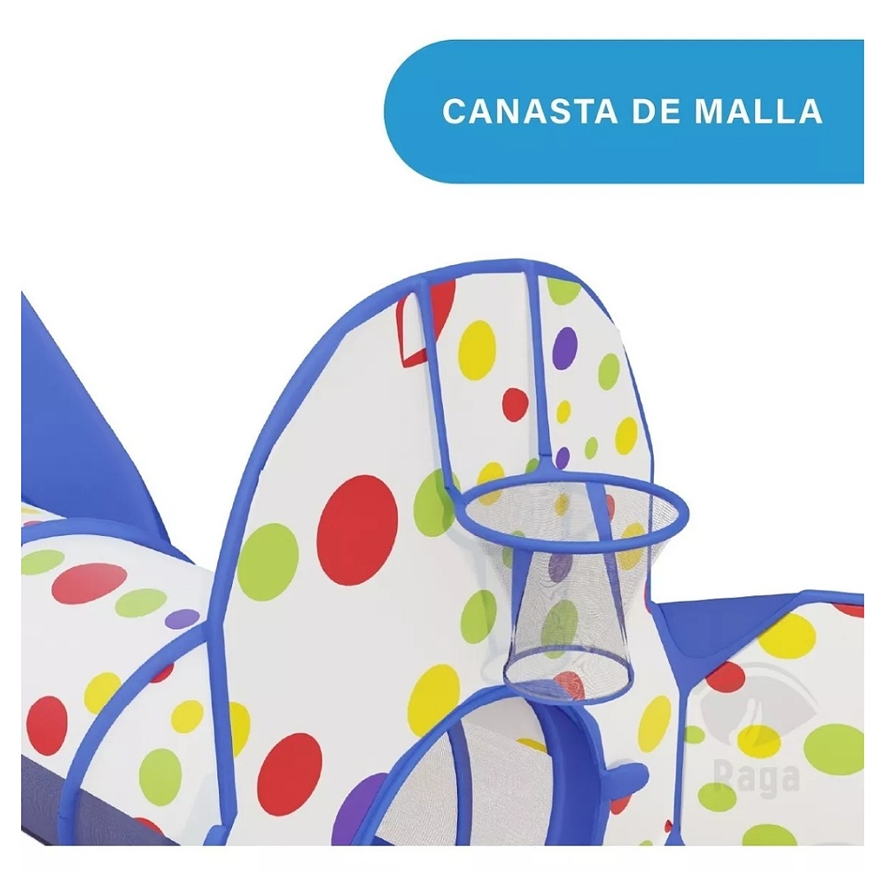 Tunel Alberca De Pelotas Gusano Casa De Niños Juegos Canasta