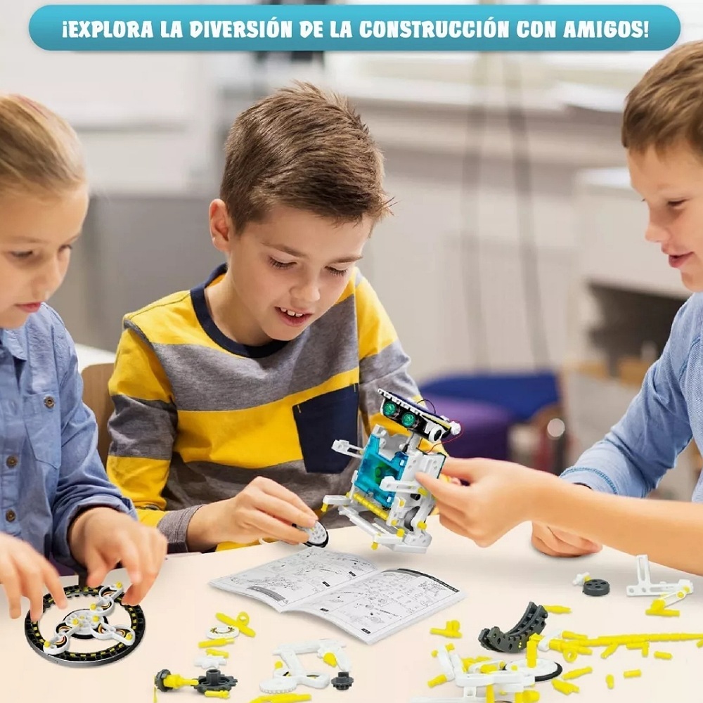 Juguete Educativo Robot Solar Regalo Para Niños 8 A 14 Años