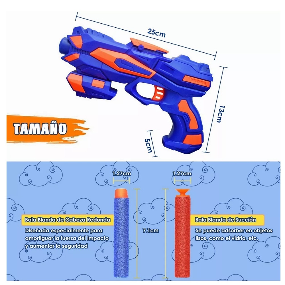 Pistola Juguete Niños Para Nerf 