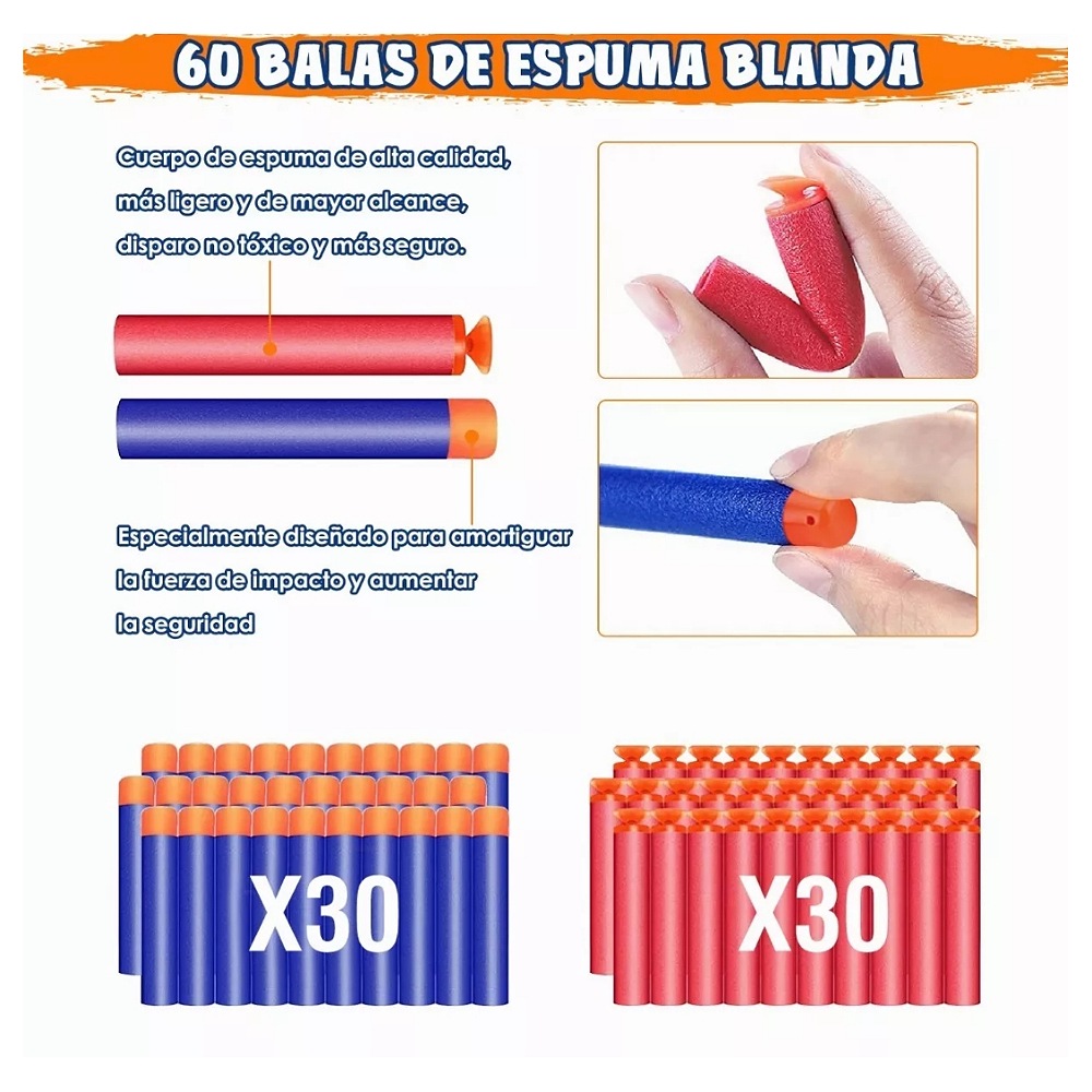 Pistola Juguete Niños Para Nerf 