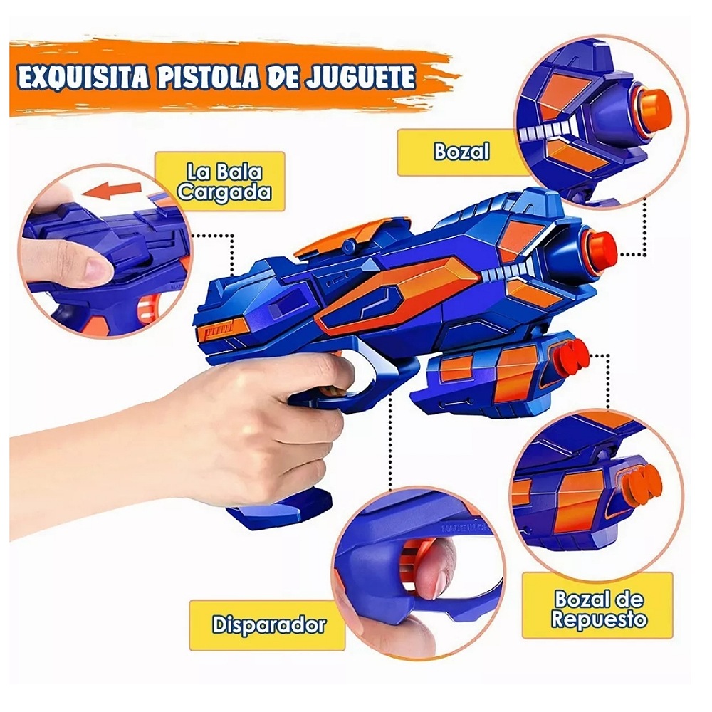 Pistola Juguete Niños Para Nerf 