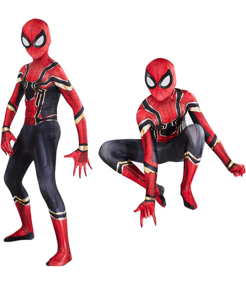 Disfraz Traje infantil de Spiderman Hombre Araña Con Mascara
