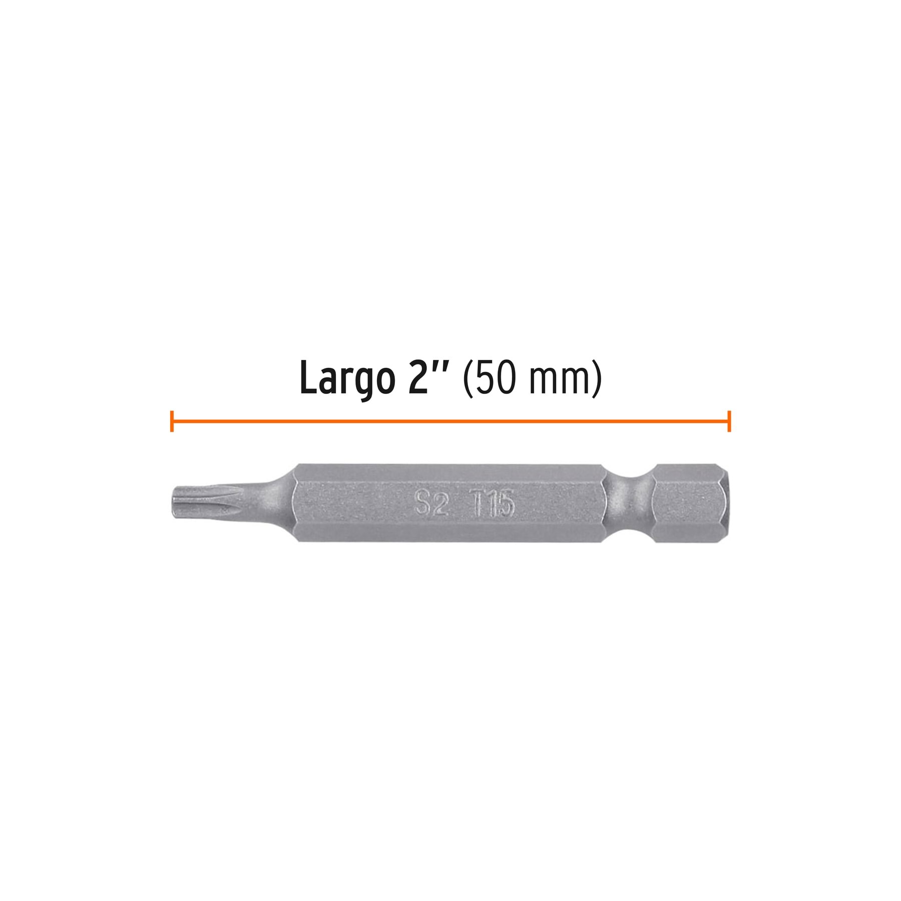 ESTUCHE CON 5 PUNTAS TORX T15 LARGO 2", TRUPER EXPERT 12215