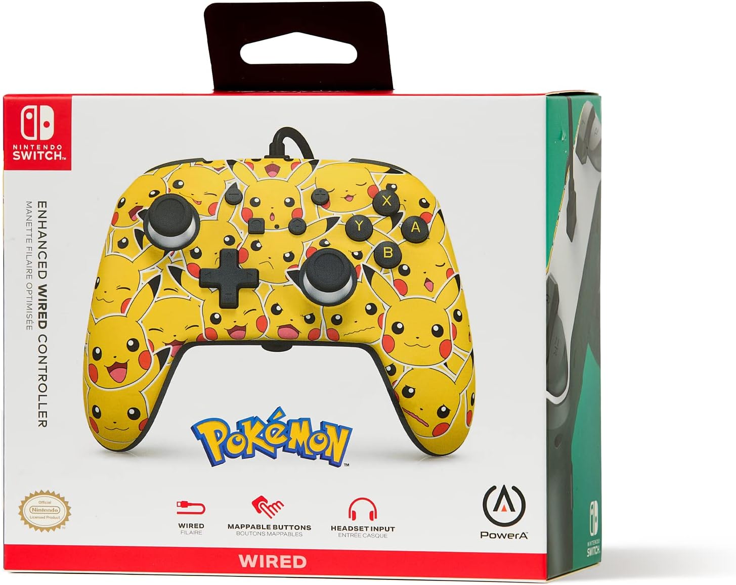 Control Alambrico Powera Switch Pikachu Moods Game Center