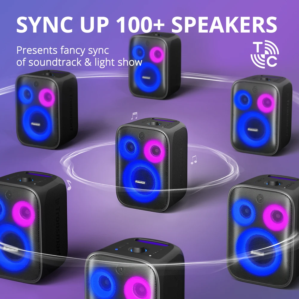 Tronsmart Halo 200 Karaoke con 2 Microfonos 120W