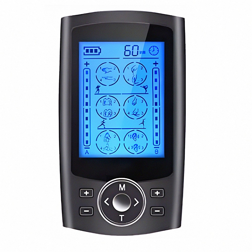 Tens/ems Electroestimulador De Pulso Recargable 24 Modos