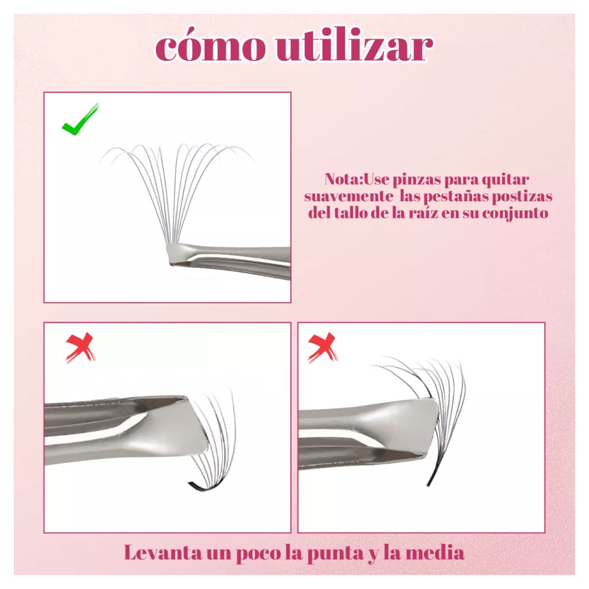 Extensión De Pestañas 10d 10-18 Mm Mix 0.07d 