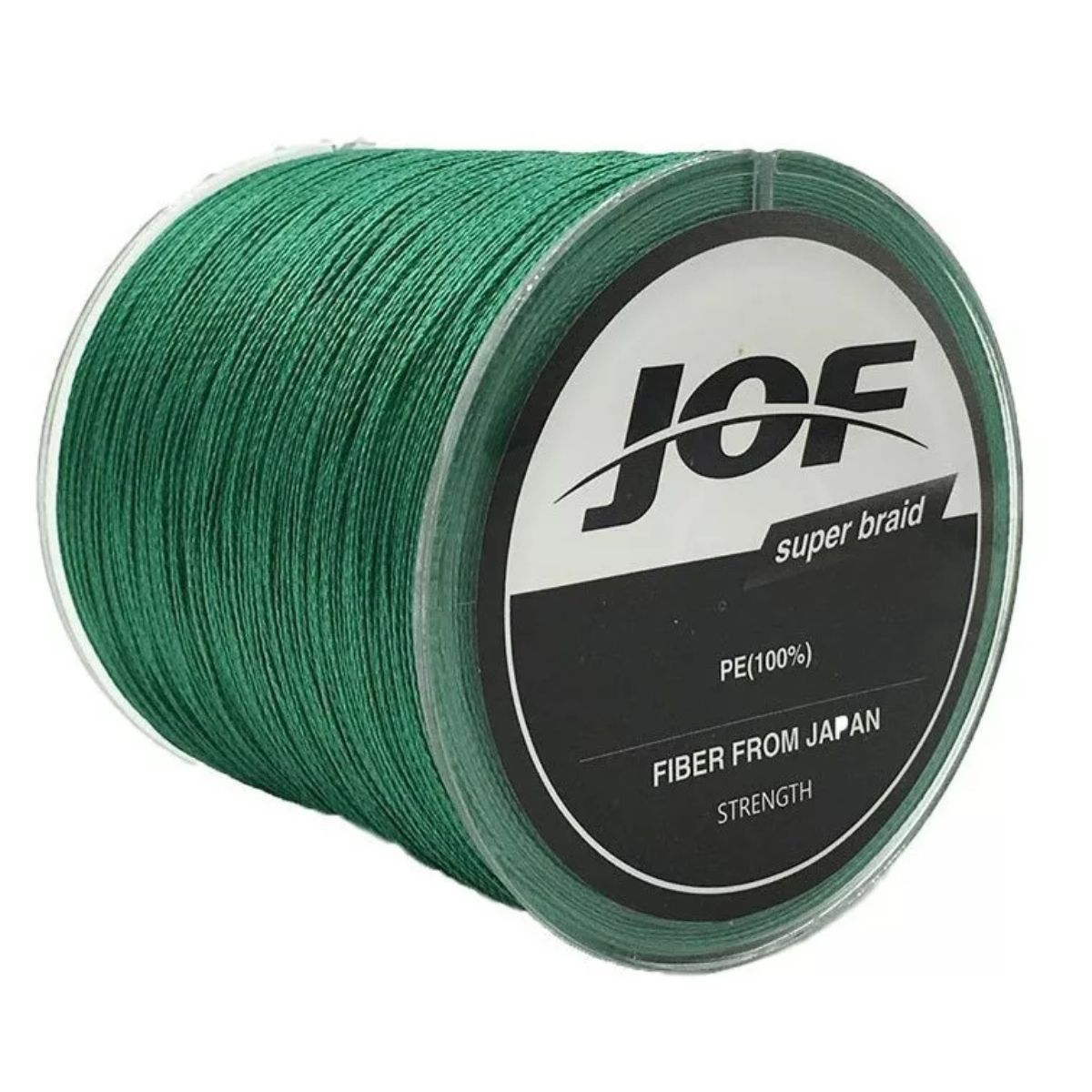 Línea Trenzada Cuerda Pesca Jof 1000 Mts  Green 22 Libras verde