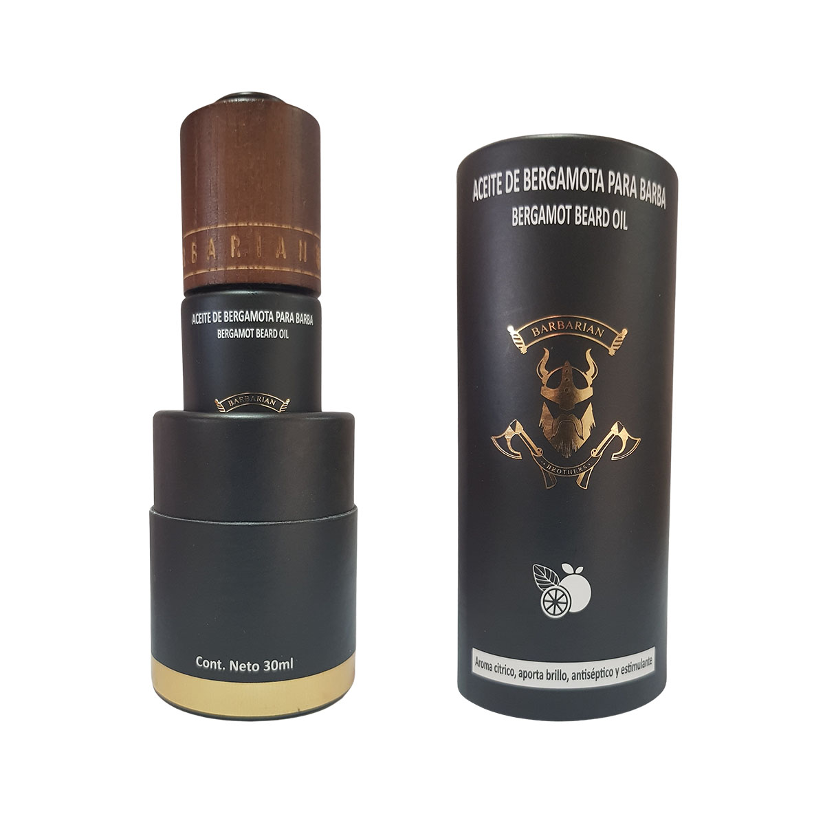 Aceite Para Barba Bergamota Concentrado 30ml