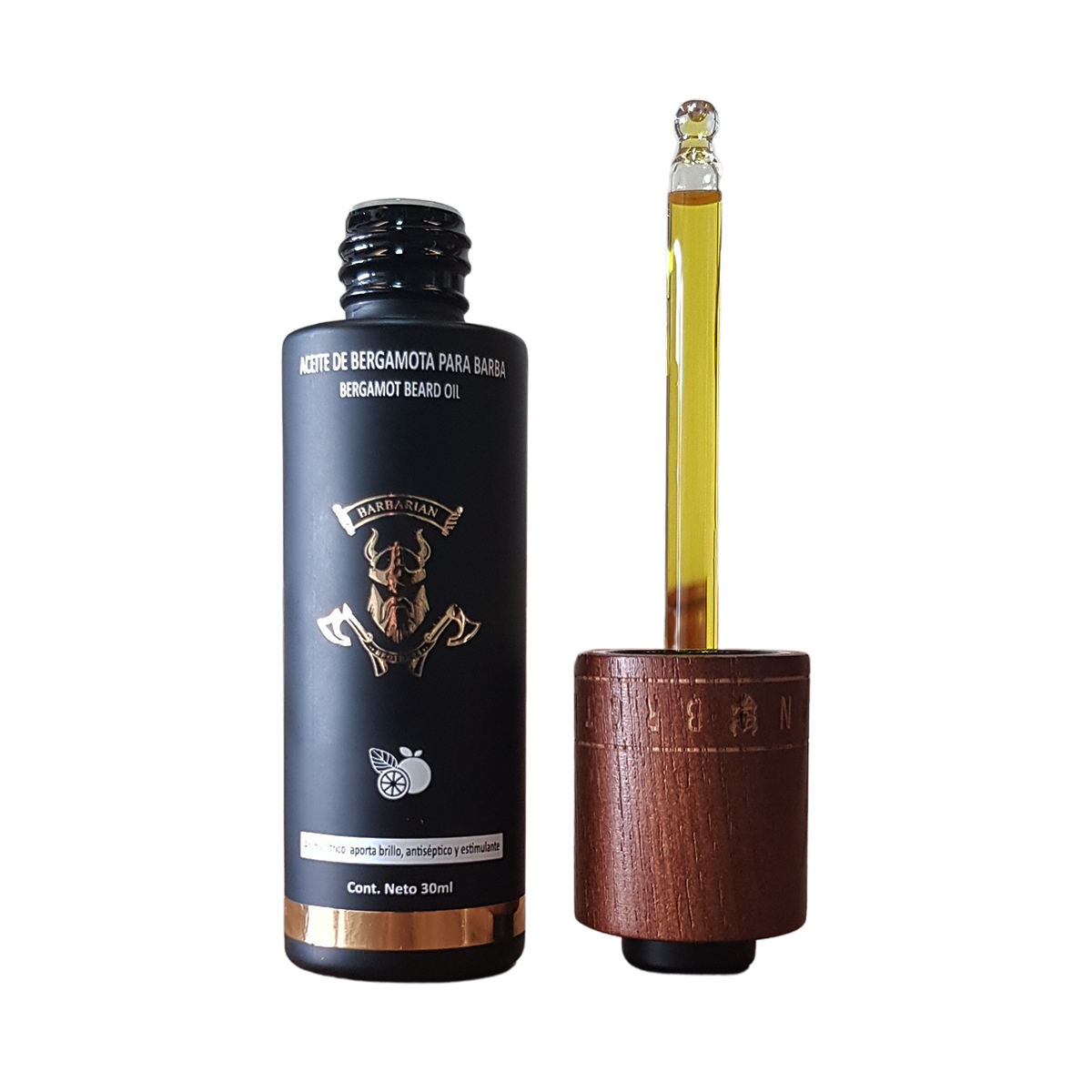 Aceite Para Barba Bergamota Concentrado 30ml