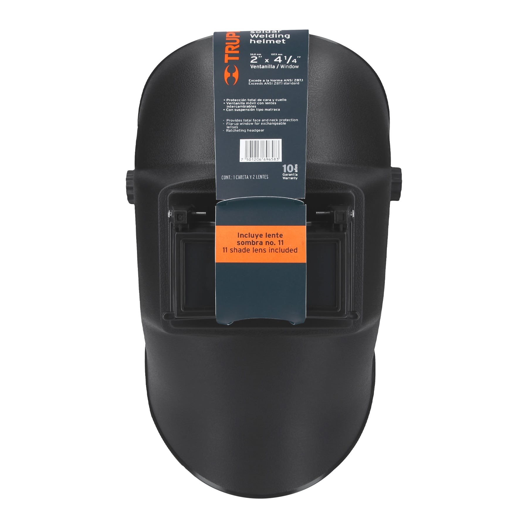 CARETA PARA SOLDAR CON LENTE ABATIBLE, TRUPER 13729