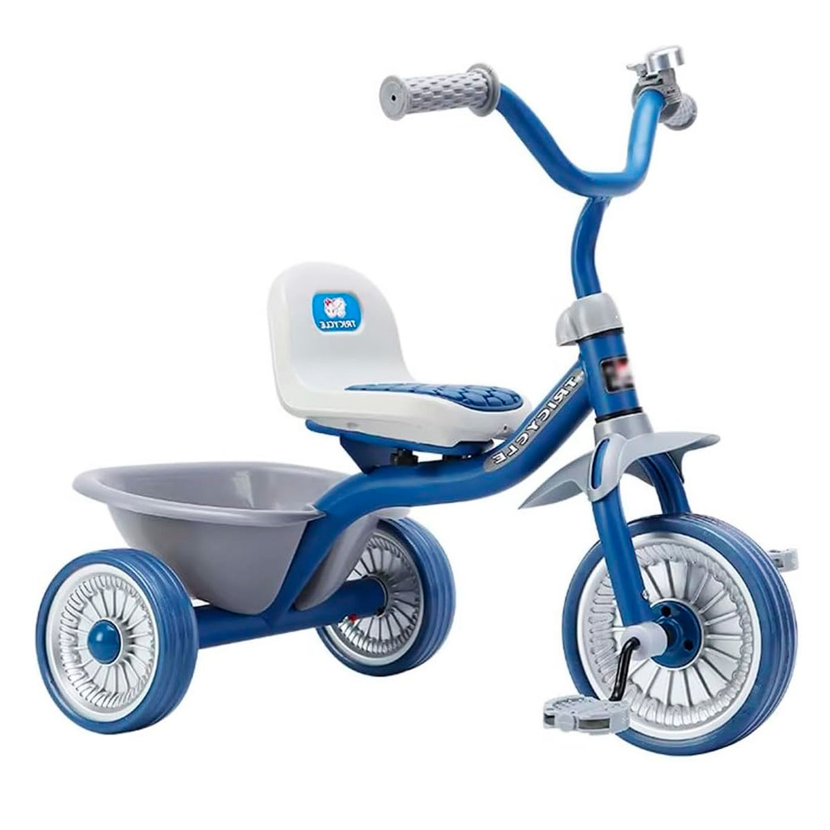 Triciclo Infantil con Canastilla y Timbre para niños 339 Azul