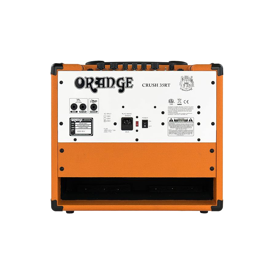 Amplificador Orange Crush 35W Naranja 35RT P/Guitarra 
