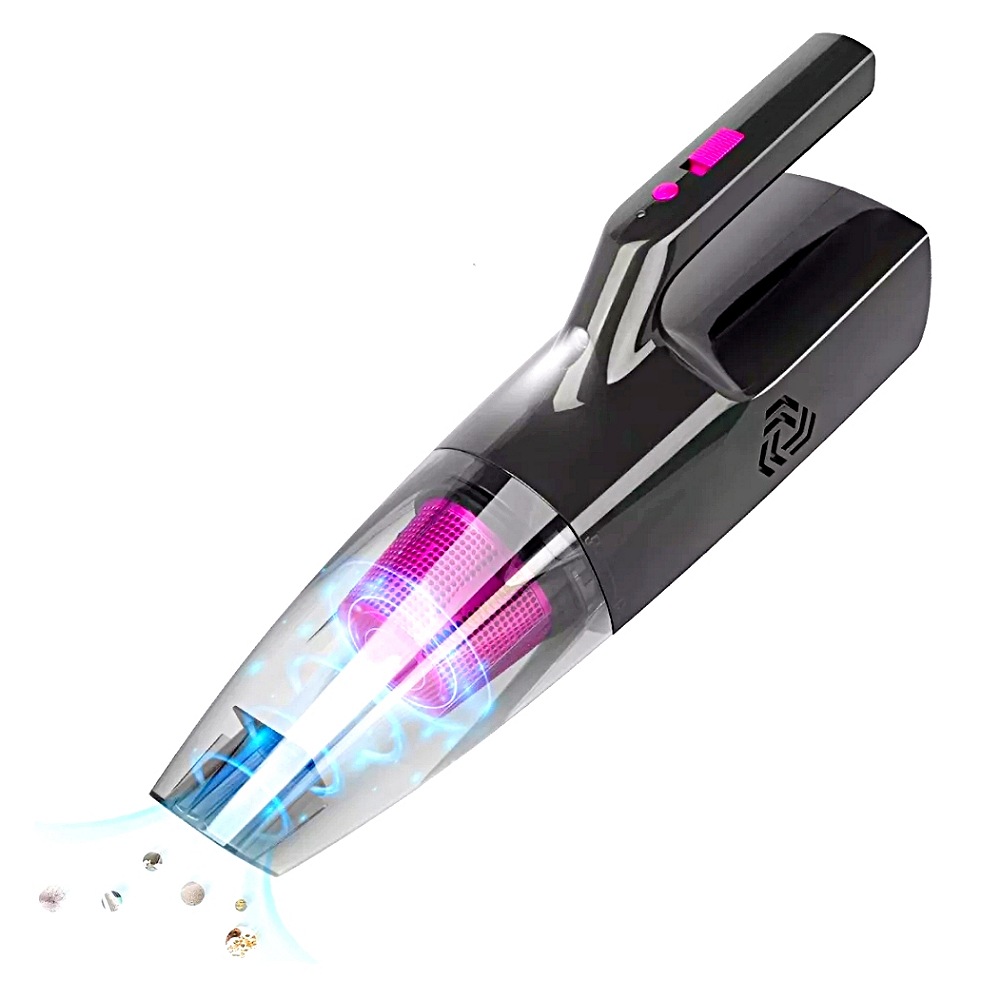 Aspirador De Mano Con Luz Led Aspirador De Coche 9000pa
